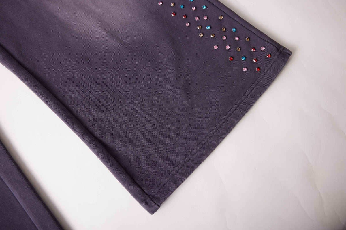 CRYSTAL CACTUS SWEATS - VINTAGE BLACK