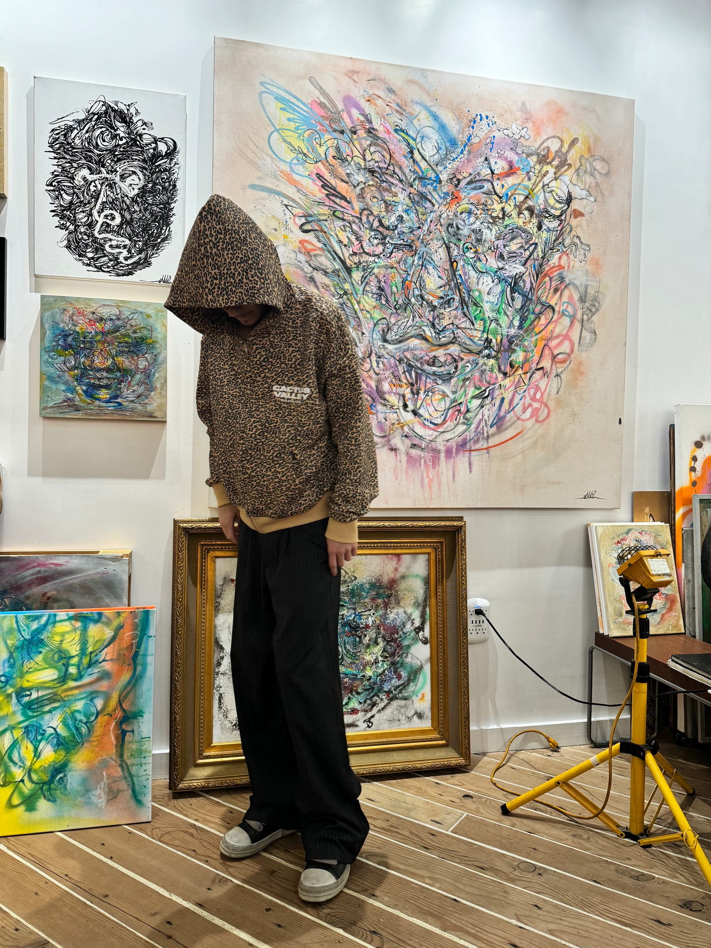 Leopard Art Hoodie
