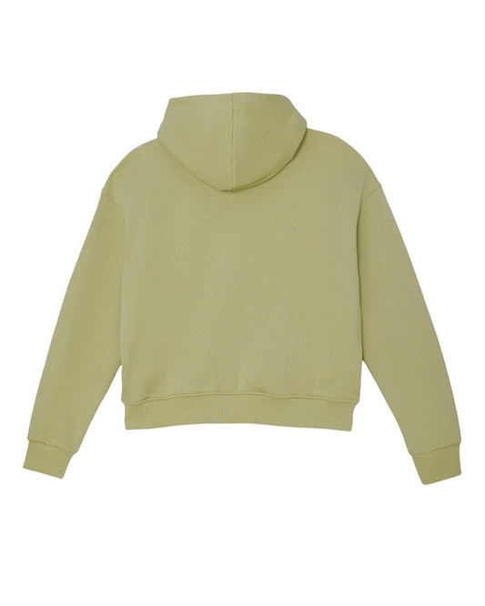 CRYSTAL CACTUS ZIP HOODIE - BEIGE