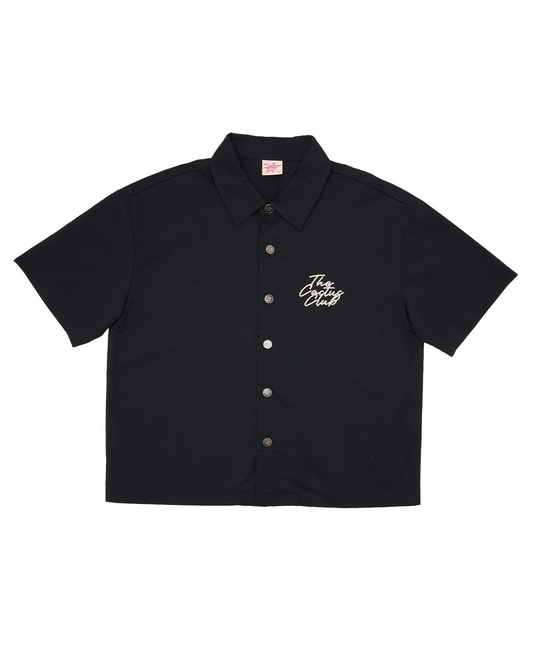 SICILY BUTTON UP - BLACK