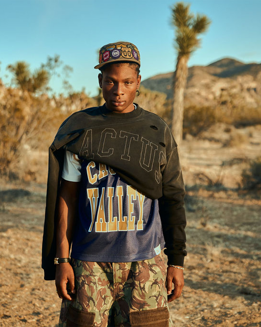 Midnight Cactus Crewneck