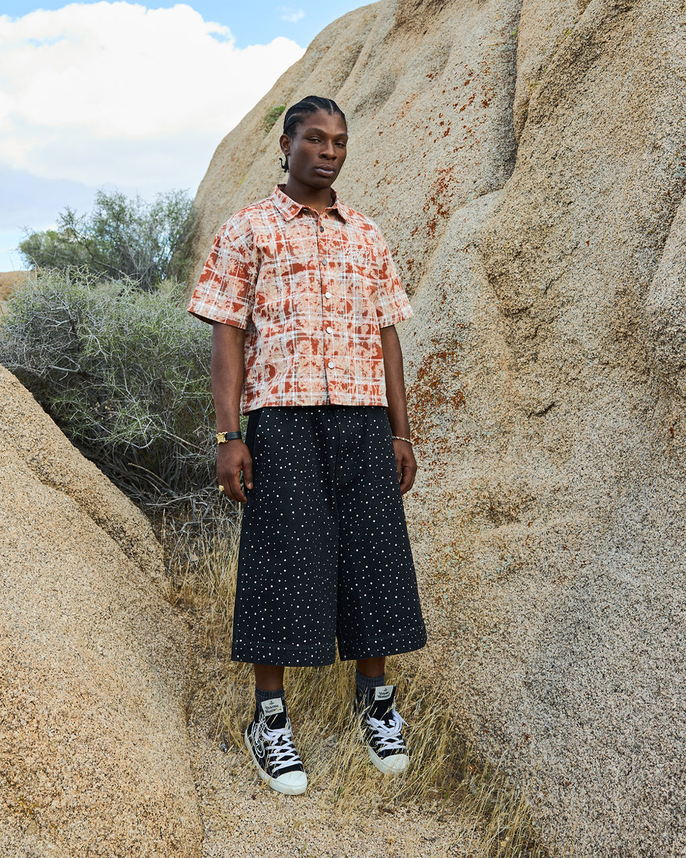 Midnight Geode Jorts