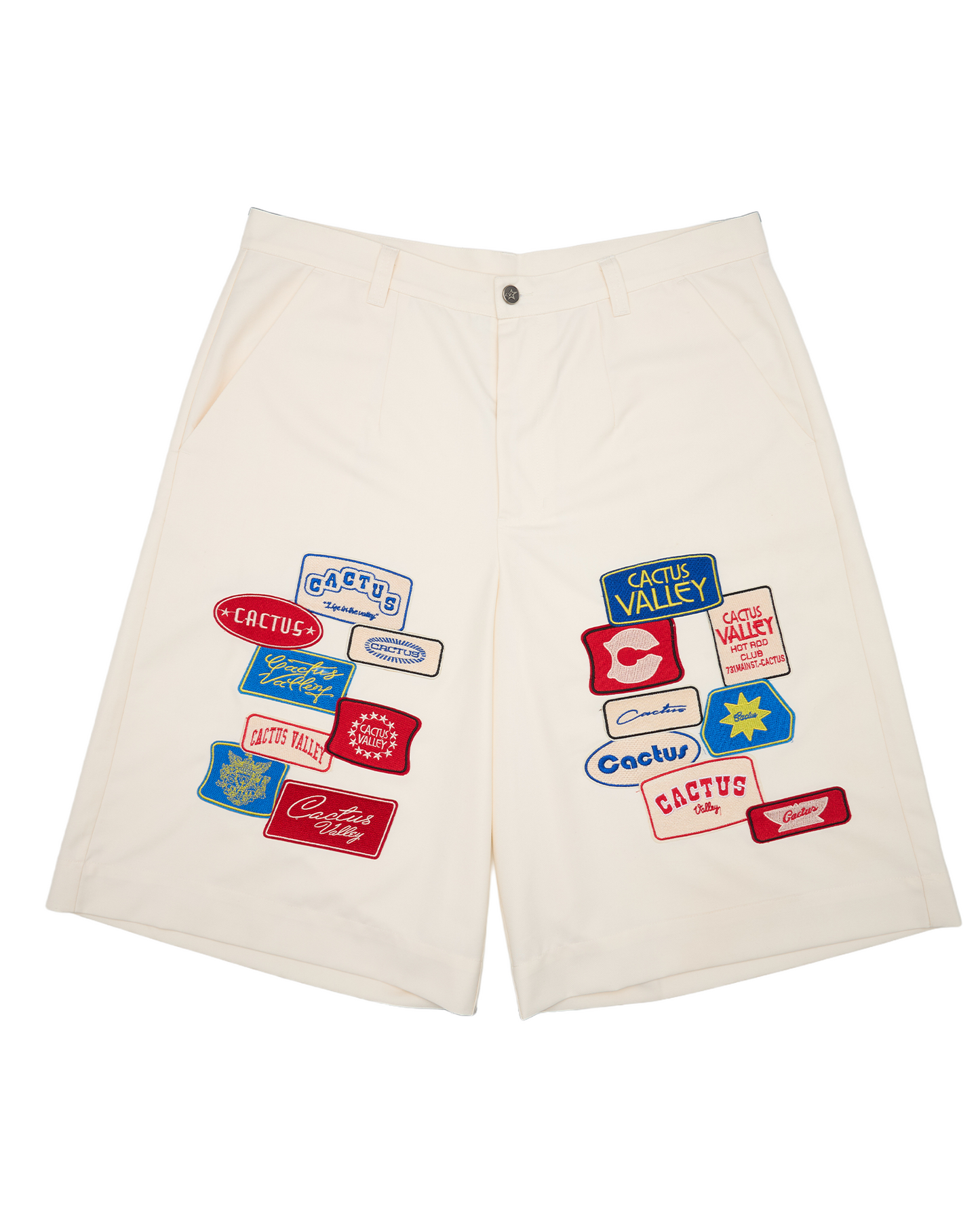 Pleated Roadside Shorts - Bone