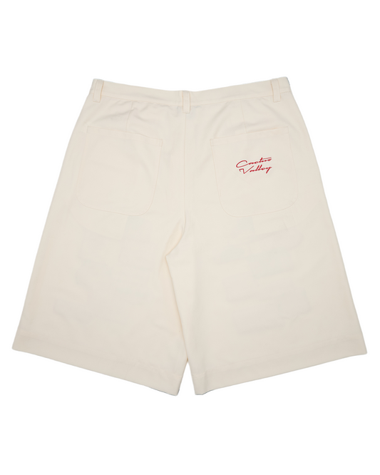 Pleated Roadside Shorts - Bone