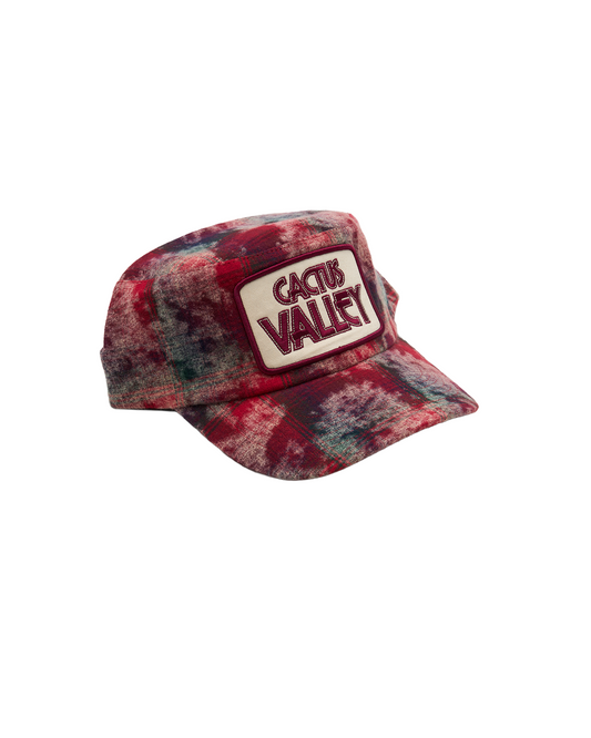 Flannel Painters Cap - Red