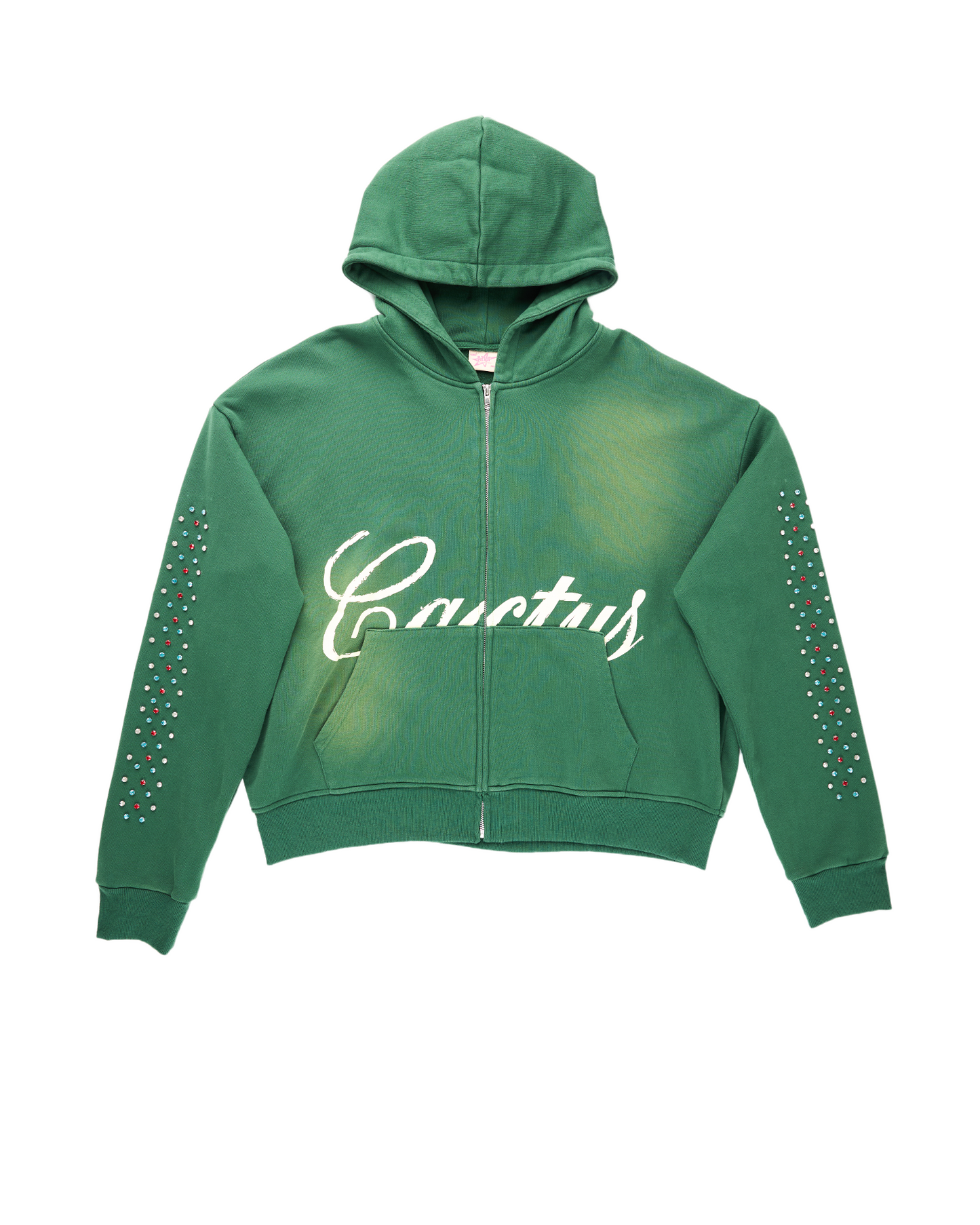 Hidden Crystal Zip Hoodie