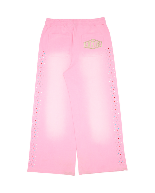 CRYSTAL CACTUS SWEATS - PINK