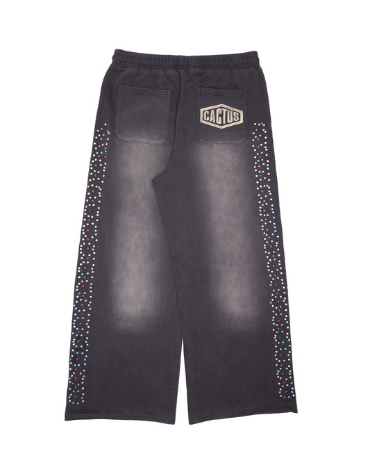 CRYSTAL CACTUS SWEATS - VINTAGE BLACK