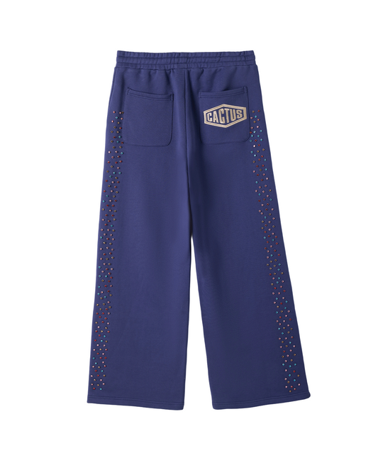 Crystal Cactus Sweats - Navy