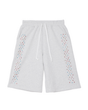 Crystal Cactus Sweat Shorts - Grey