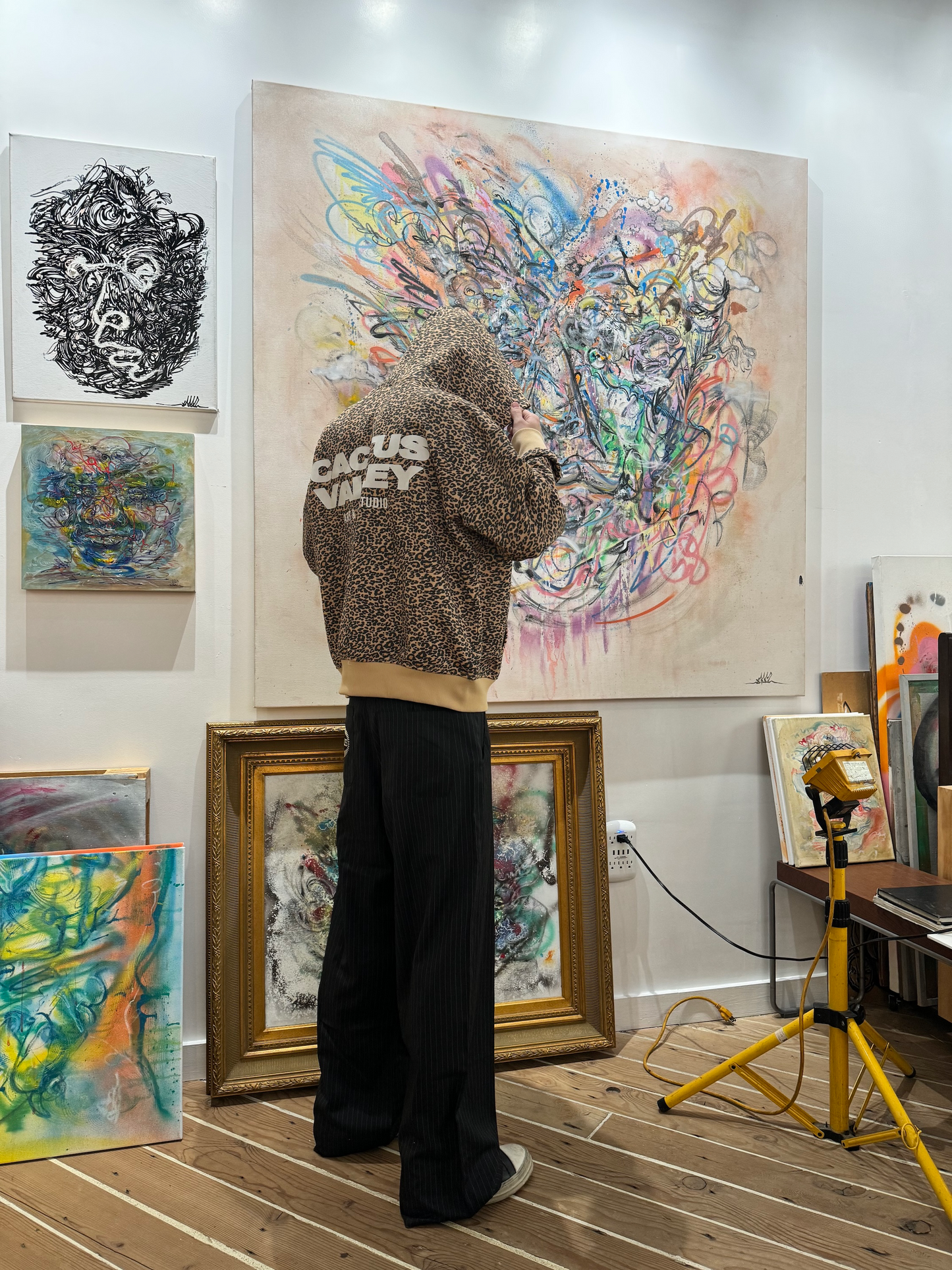 Leopard Art Hoodie