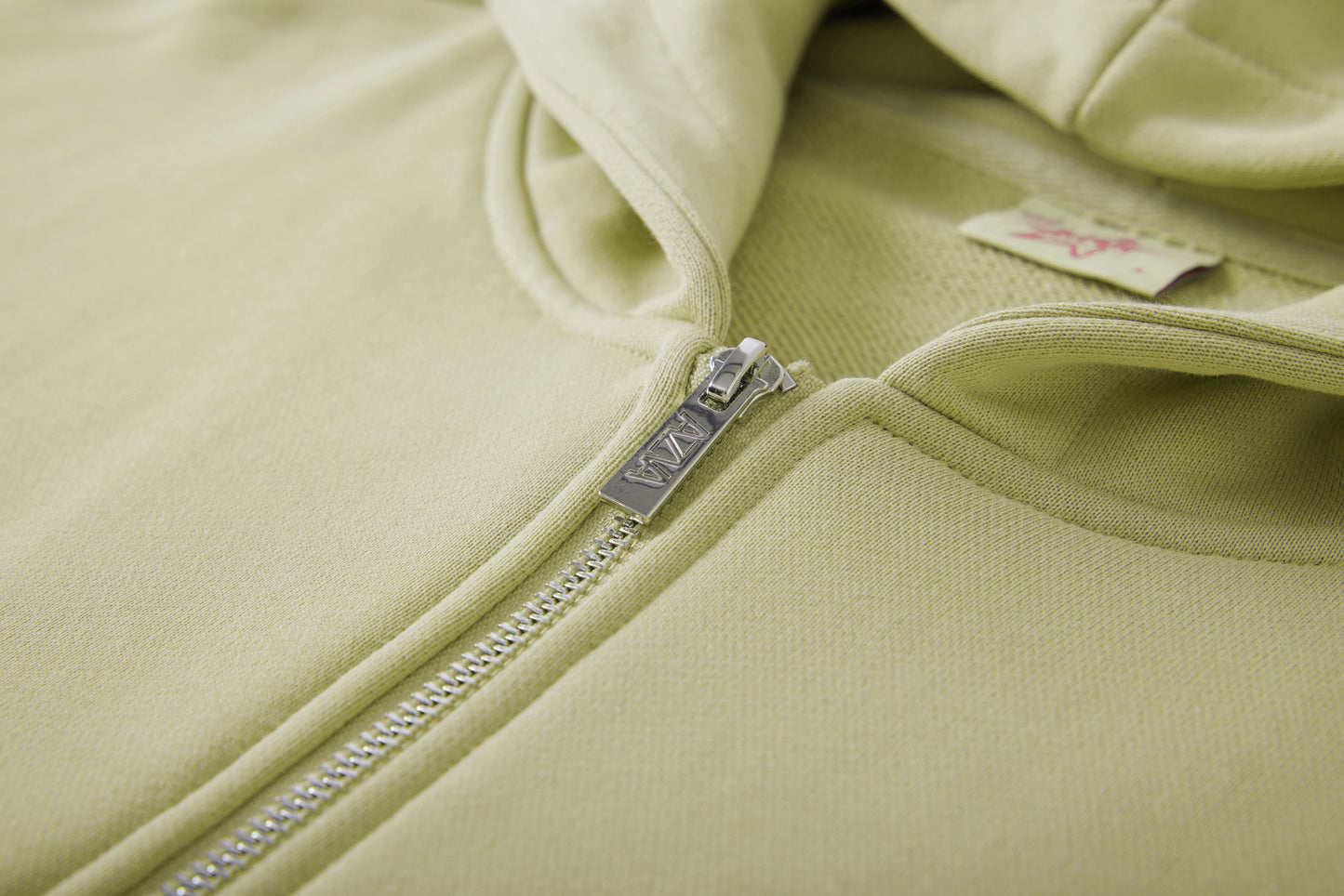 CRYSTAL CACTUS ZIP HOODIE - BEIGE
