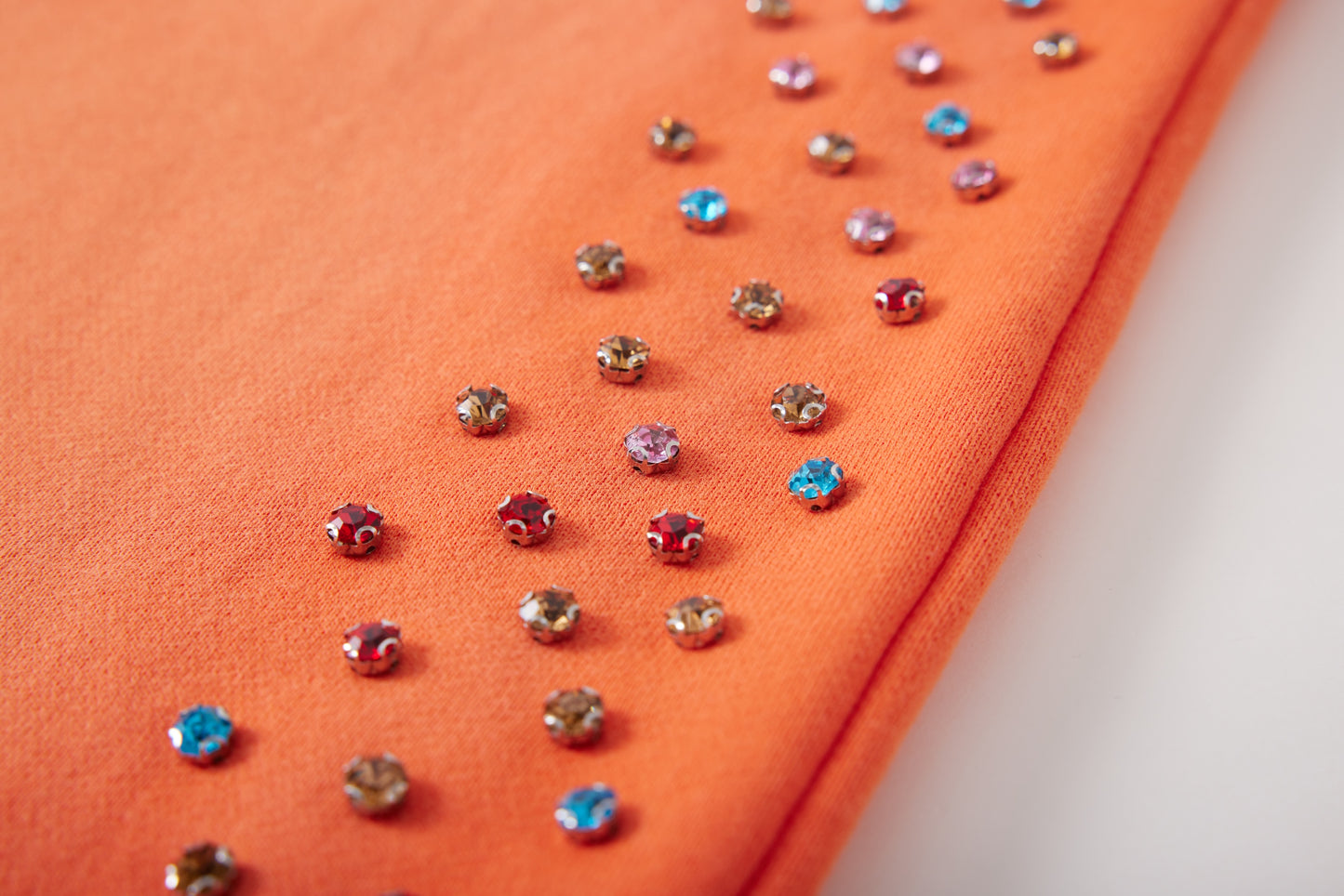 CRYSTAL CACTUS SWEATS - ORANGE