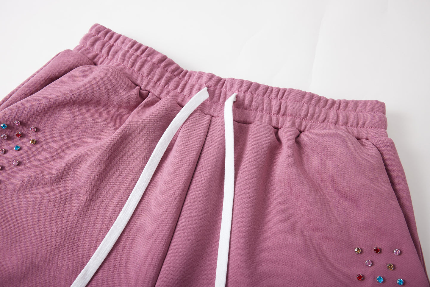 Crystal Cactus Sweat Shorts - Raspberry