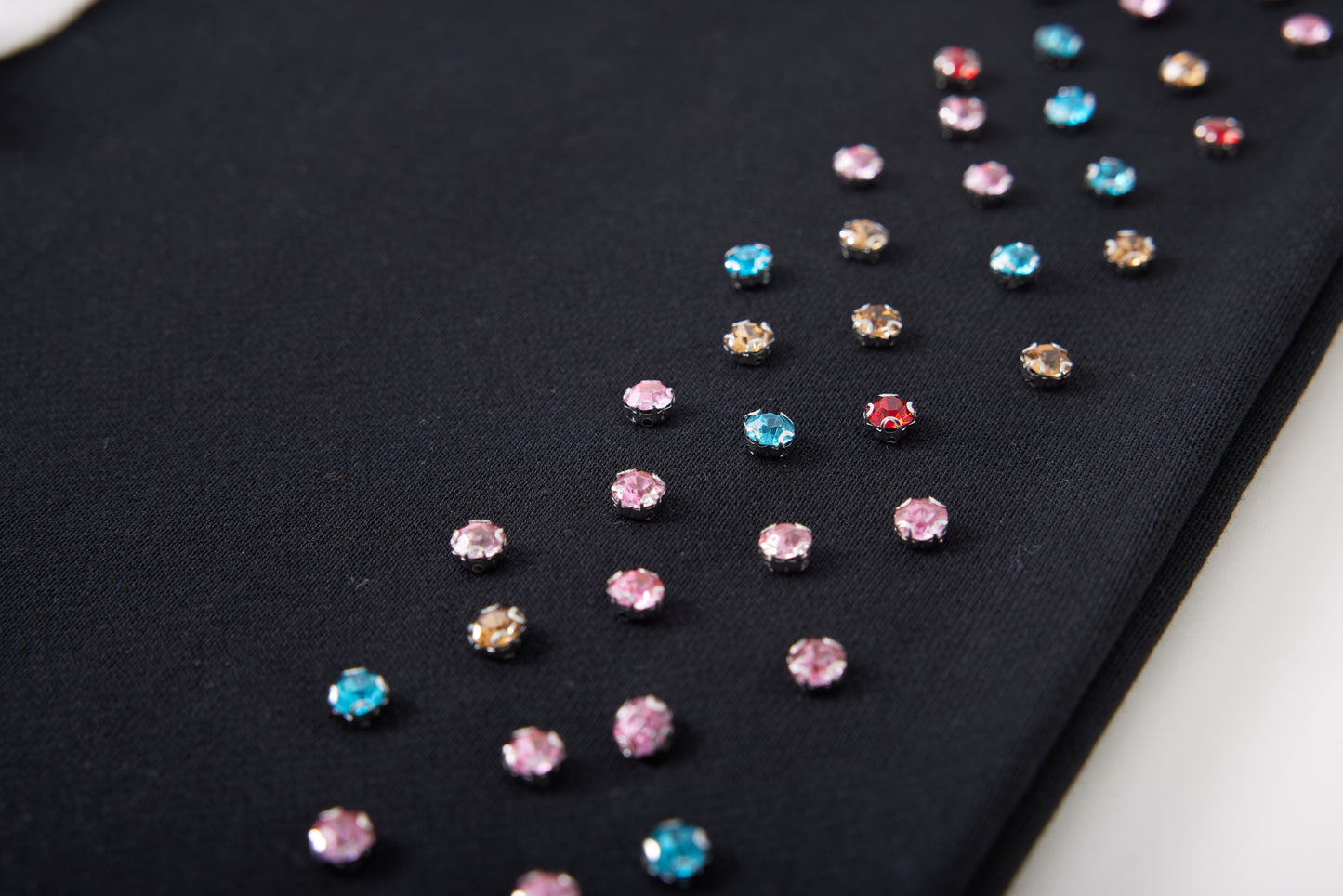 Crystal Cactus Sweat Shorts - Black