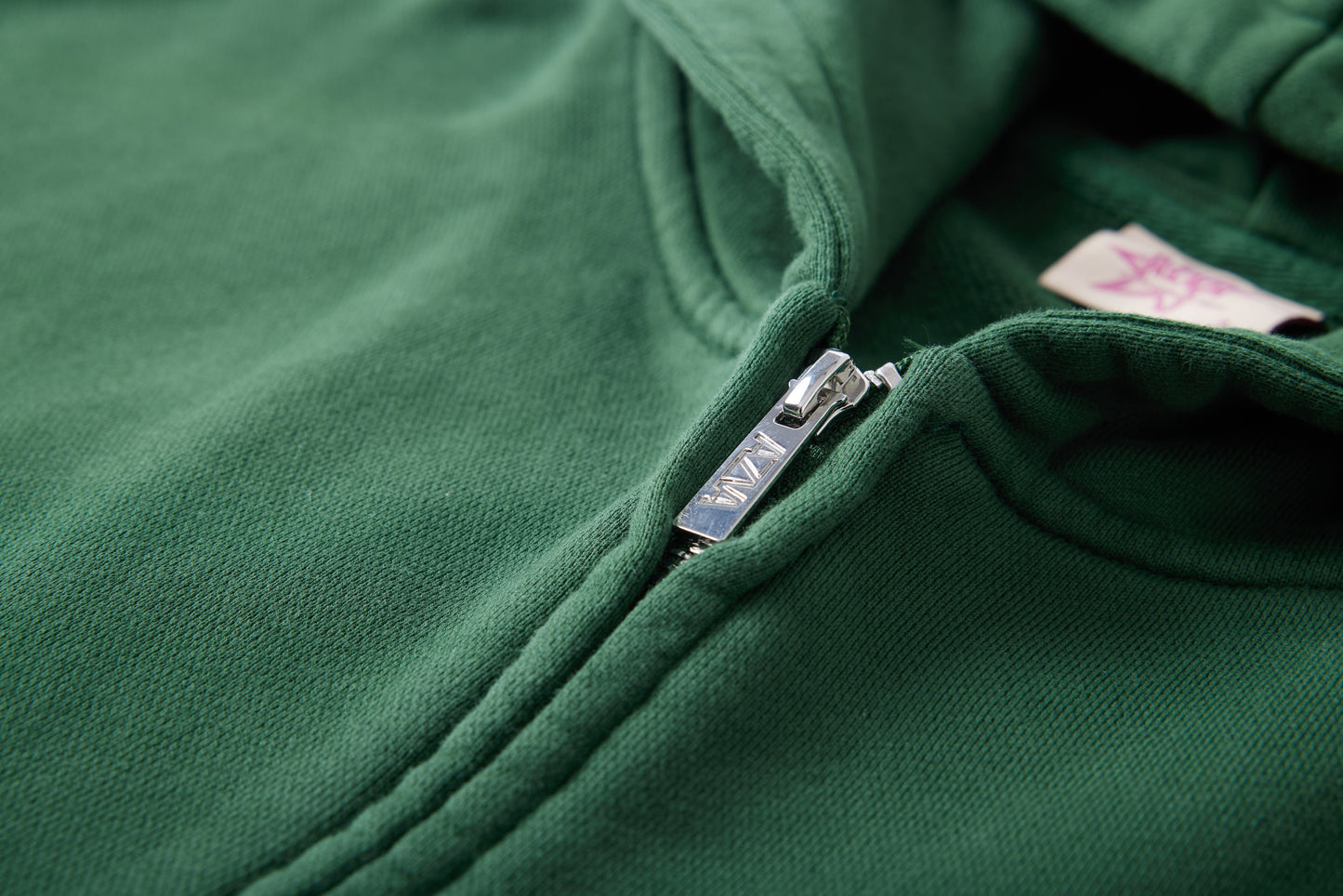 Hidden Crystal Zip Hoodie