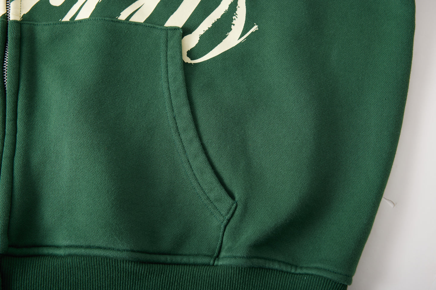 Hidden Crystal Zip Hoodie