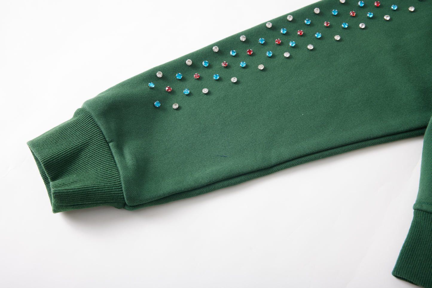 Hidden Crystal Zip Hoodie