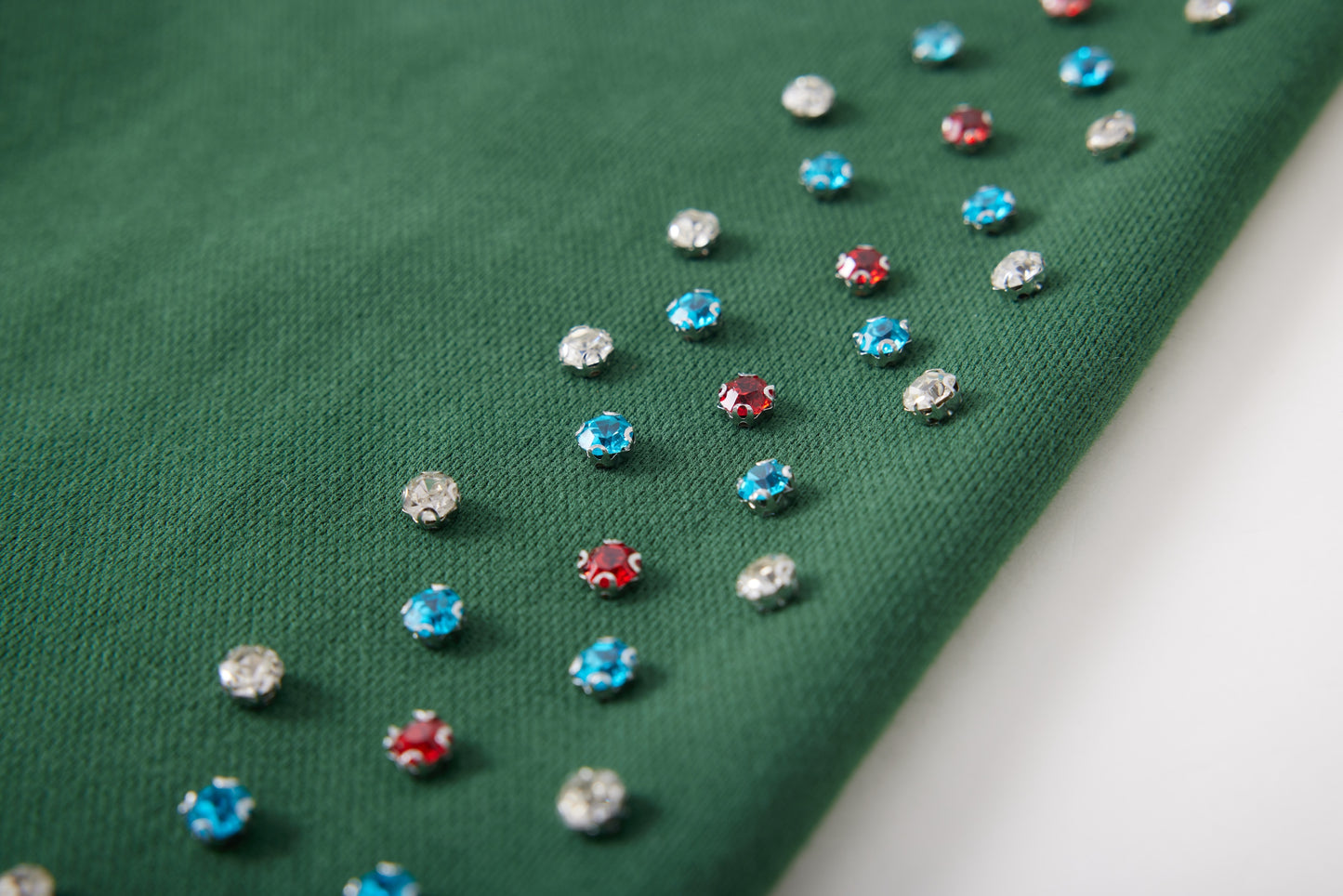 Hidden Crystal Zip Hoodie