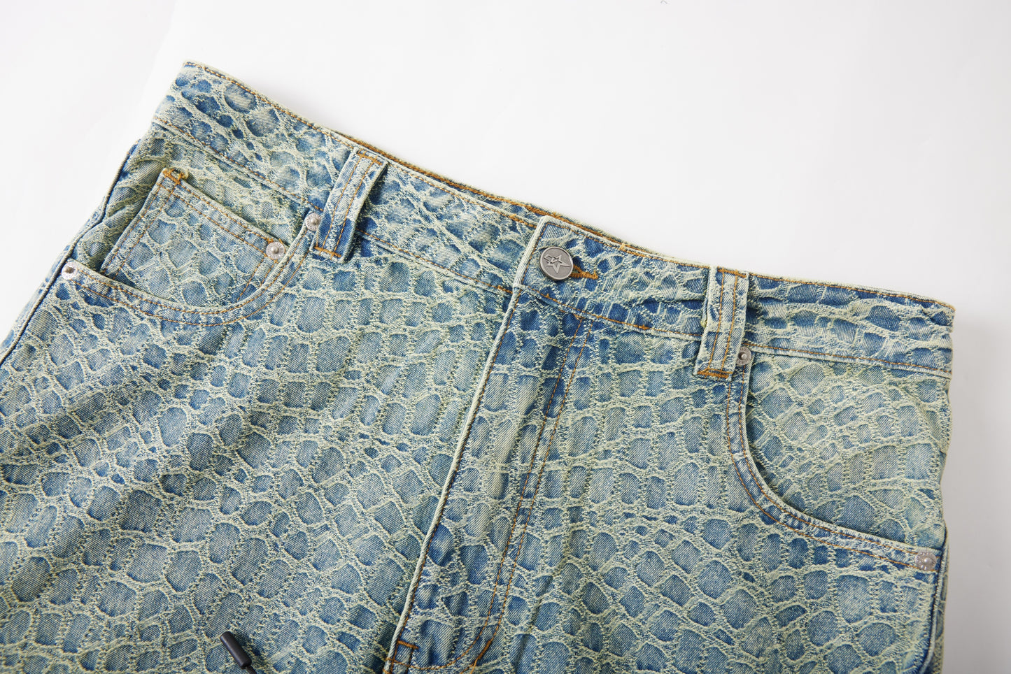 Snakeskin Denim
