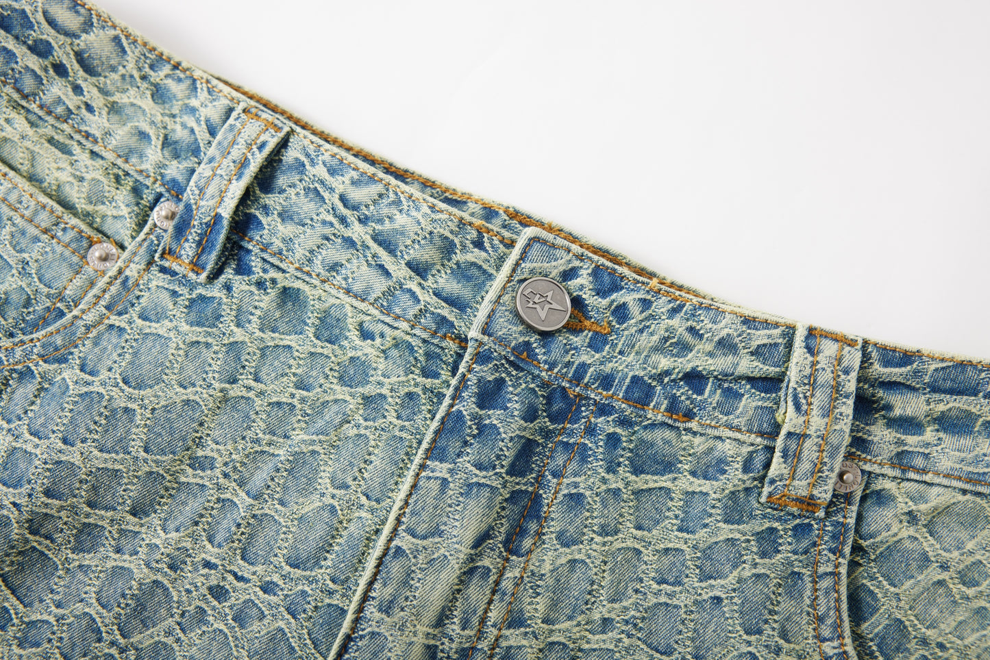 Snakeskin Denim