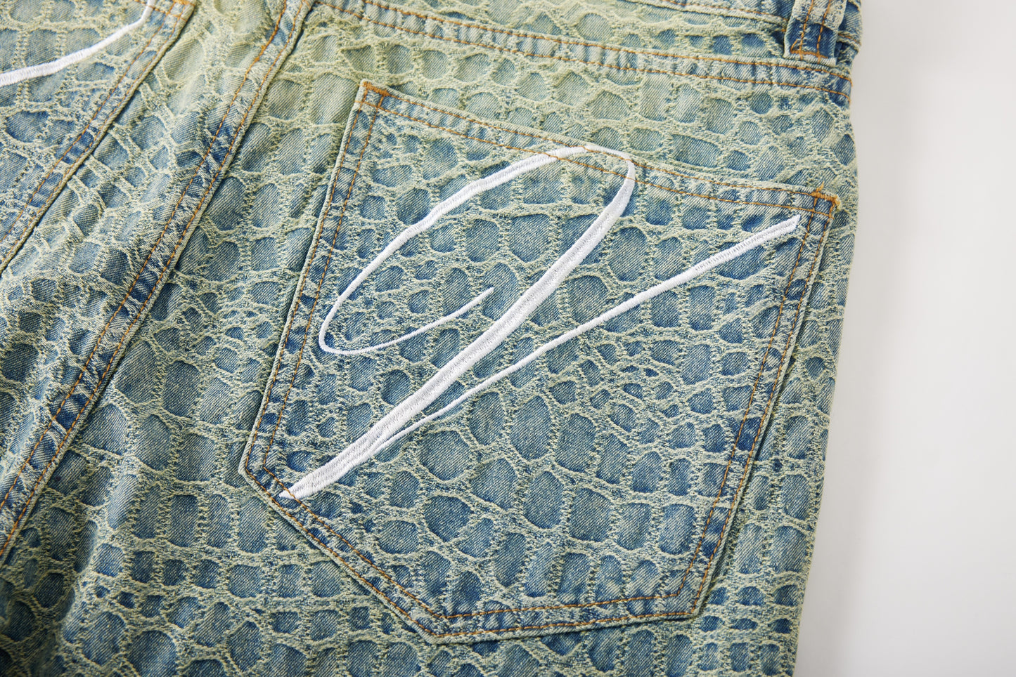 Snakeskin Denim