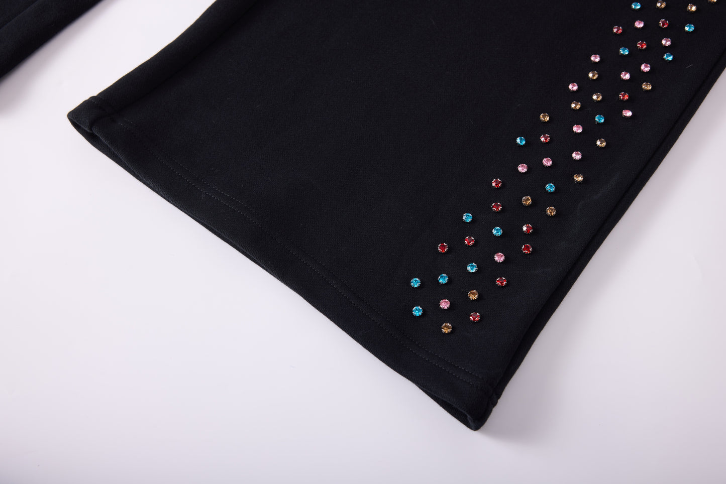 Crystal Cactus Sweats - Black