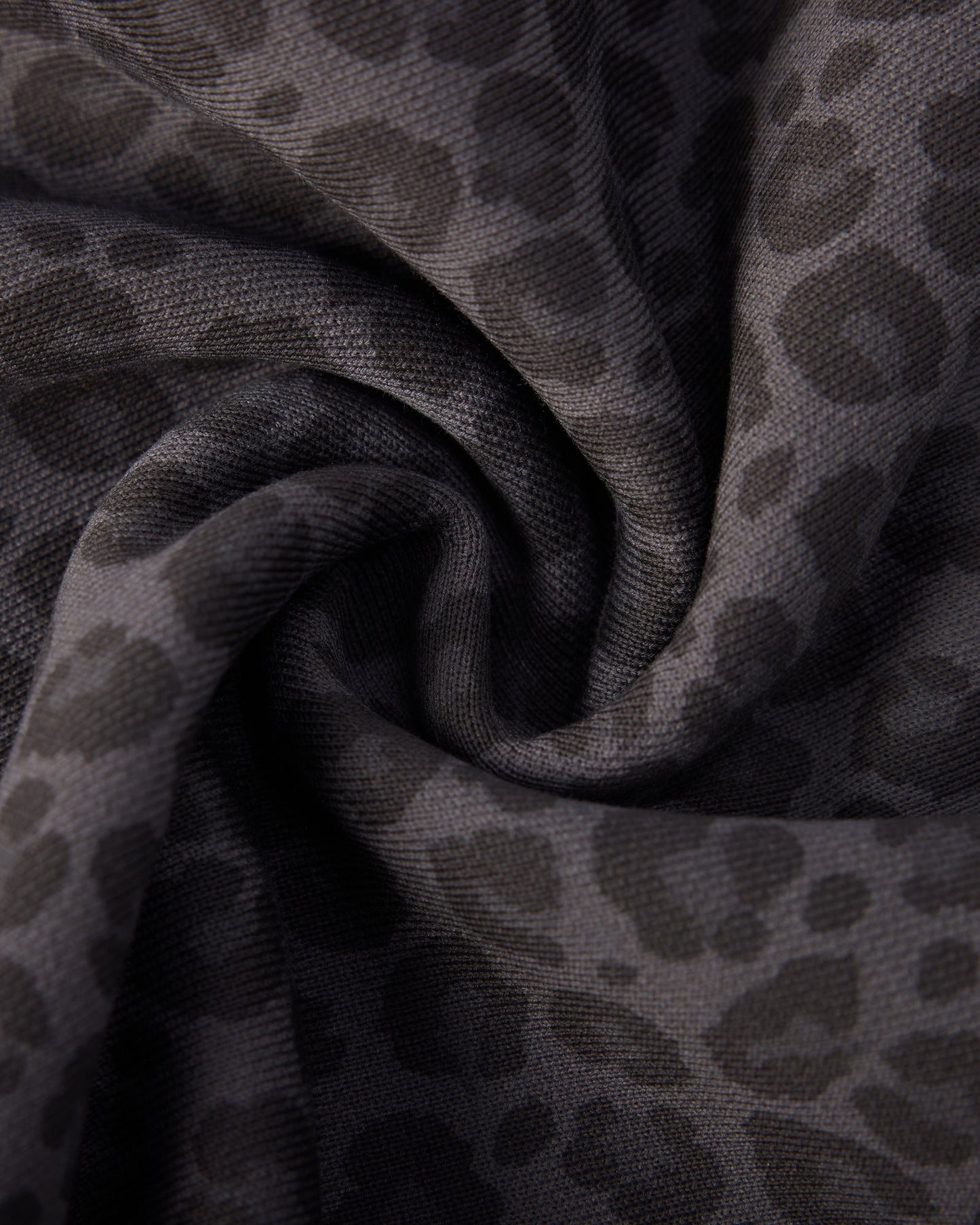 Leopard Art Sweat Pants - Black