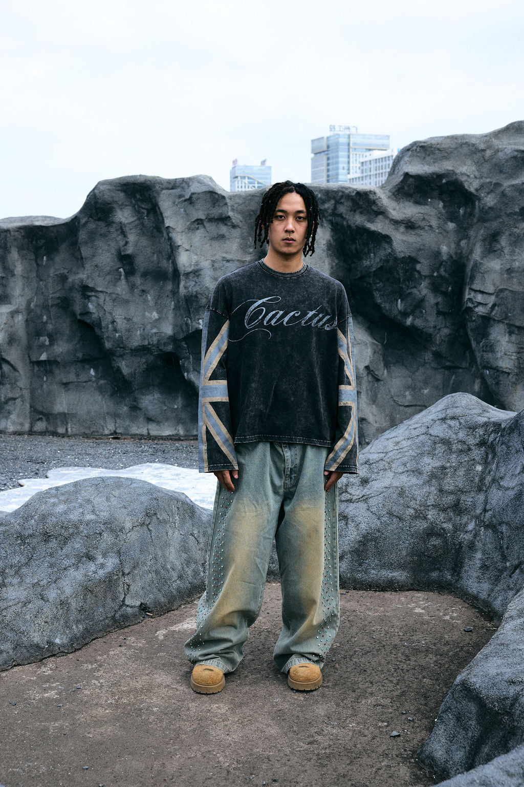 Crystal Cactus Denim