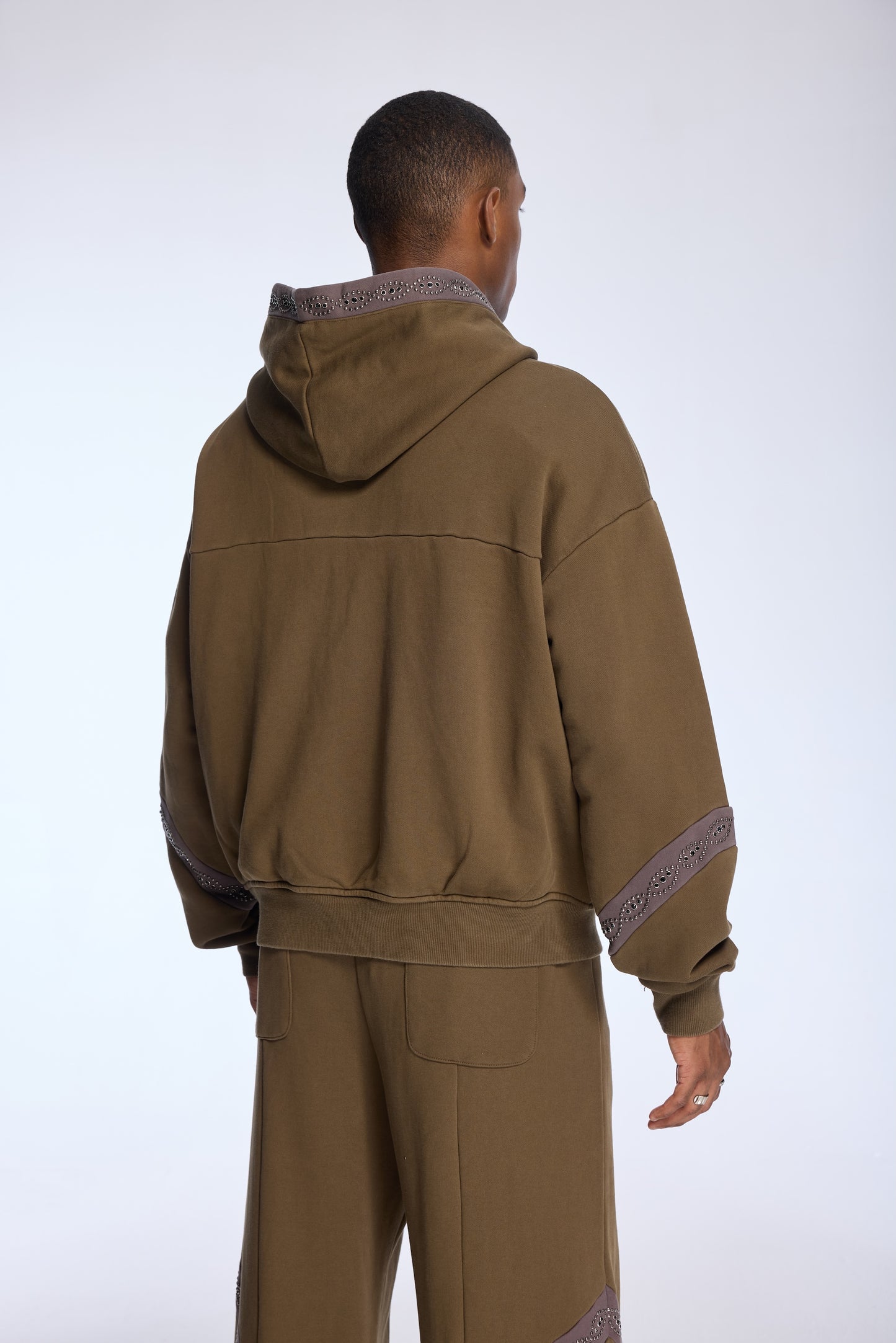 Crystal Cross ZIP UP HOODIE