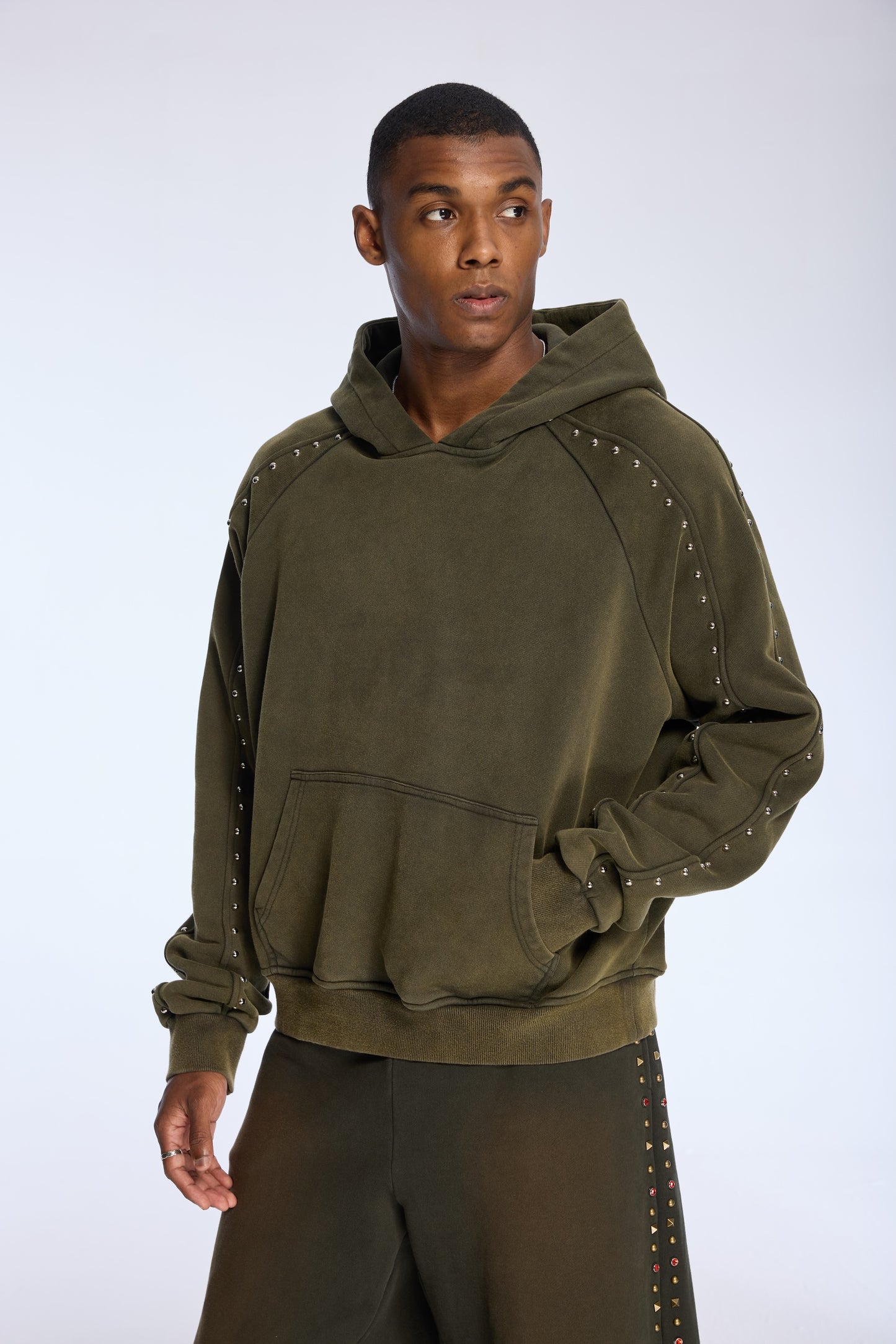 STUD LINK HOODIE