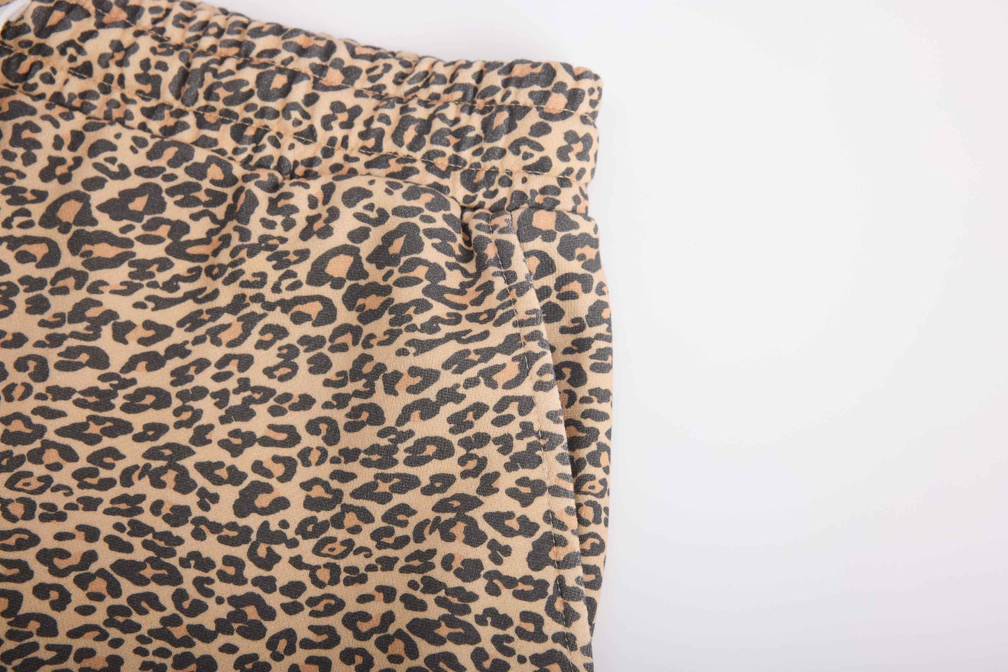 Leopard Sweat Shorts