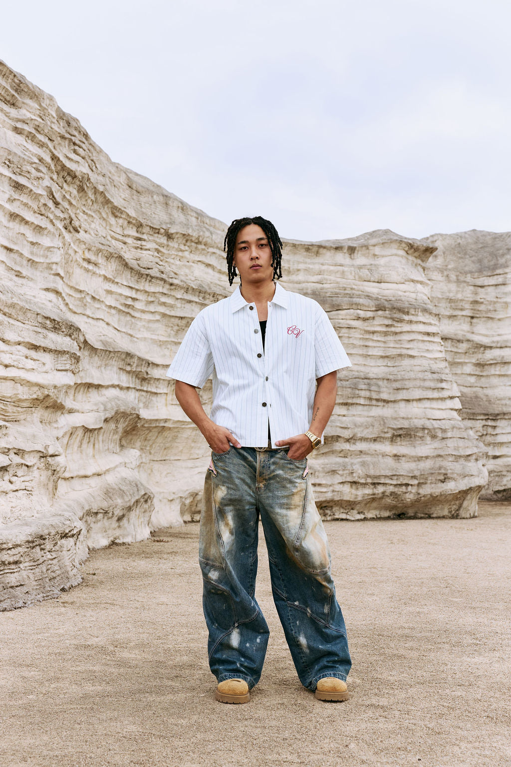 CV Stripes button up