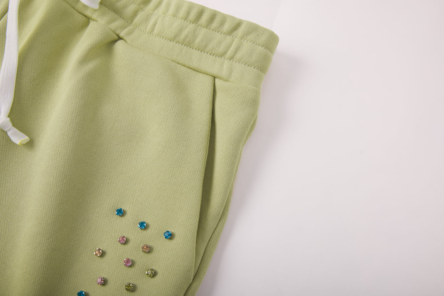 CRYSTAL CACTUS SWEATS - BEIGE