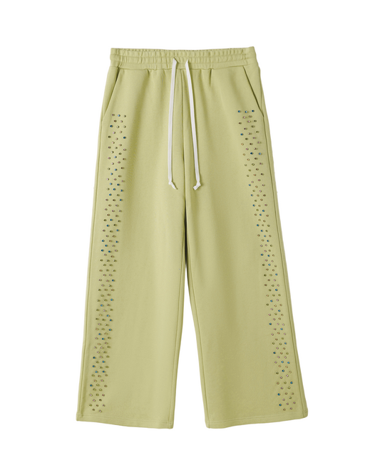 CRYSTAL CACTUS SWEATS - BEIGE