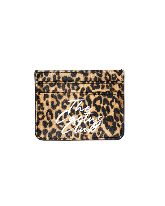 Leopard Club Cardholder