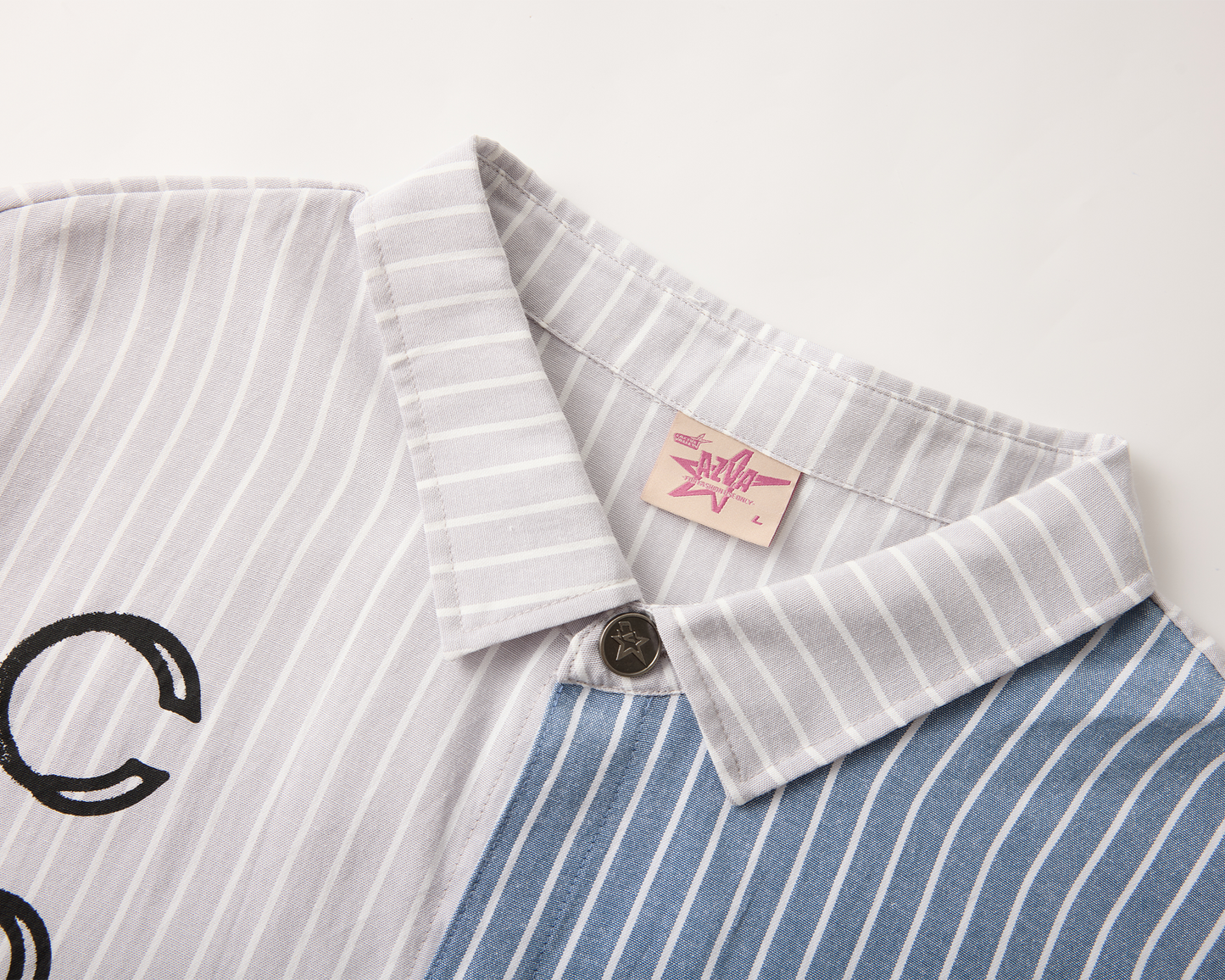 Half & Half BUTTON UP