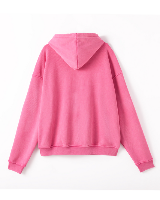 Bubble Gum Zip-Up Hoodie