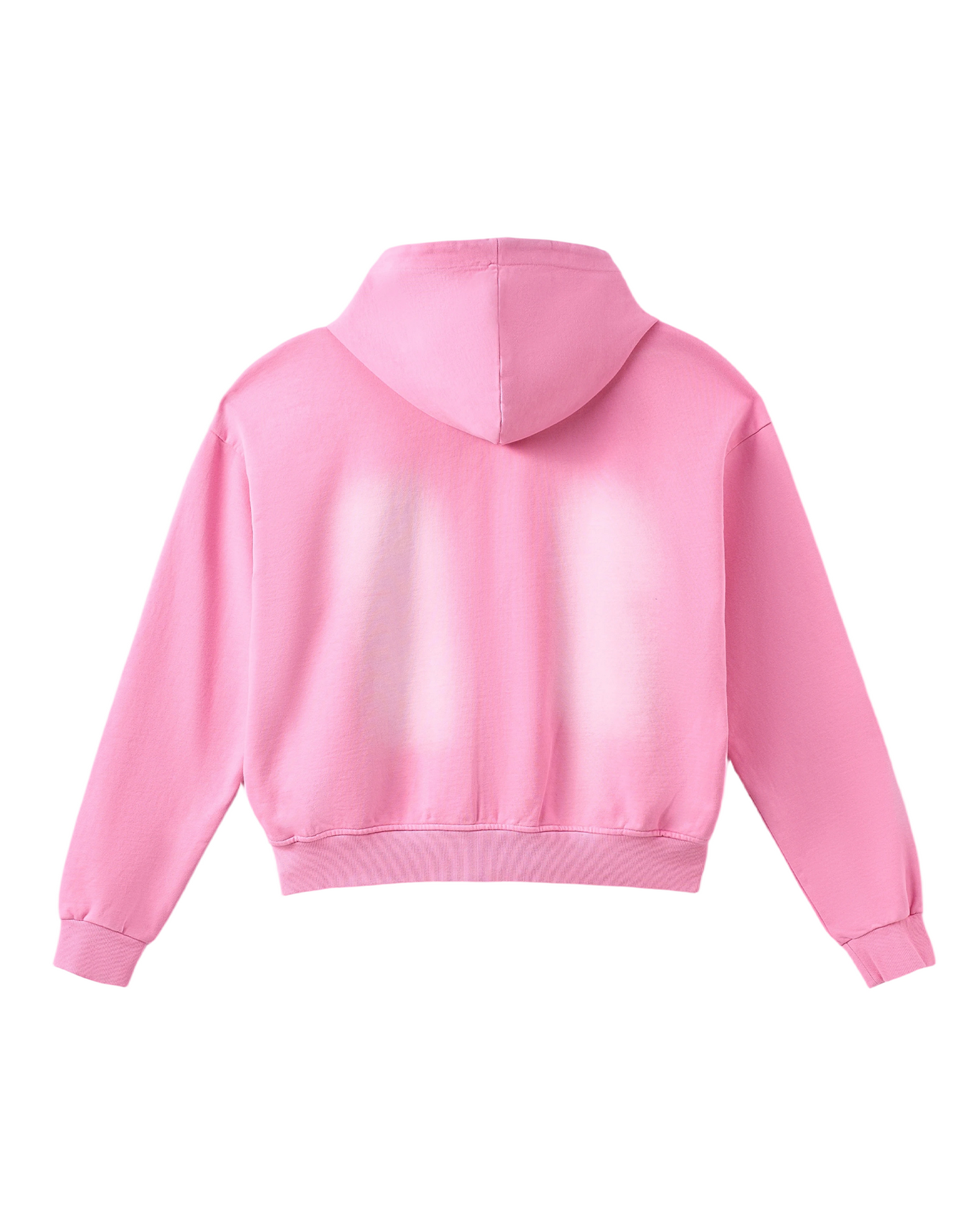 CRYSTAL CACTUS ZIP HOODIE - PINK