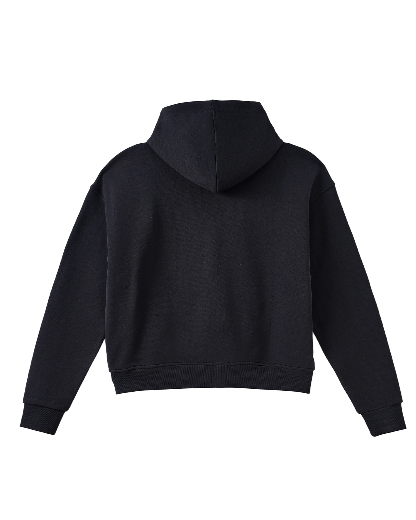 Crystal Cactus Zip Hoodie - Black