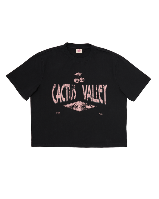 CHERRY TEE - Black