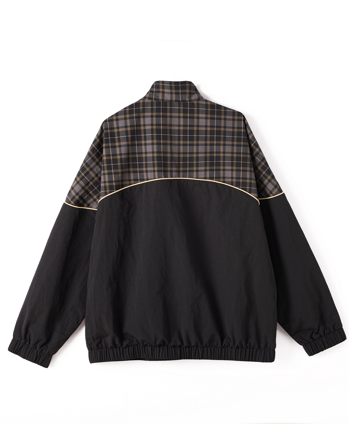 Half Plaid Windbreaker