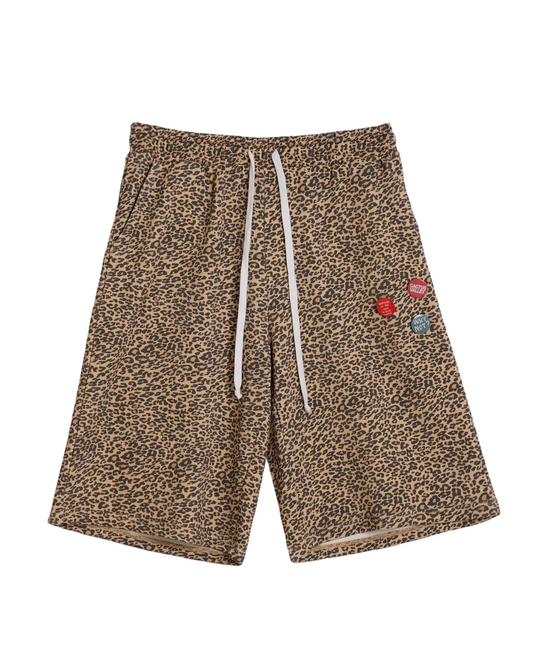 Leopard Sweat Shorts