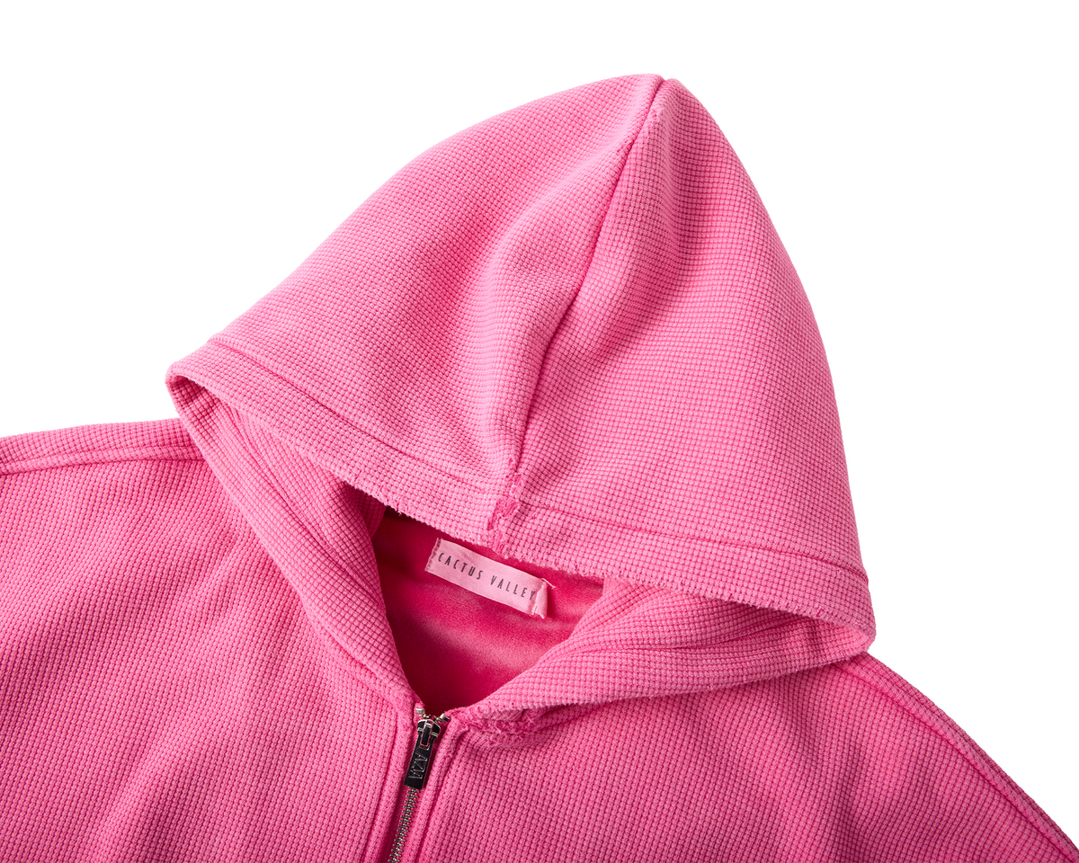 Bubble Gum Zip-Up Hoodie