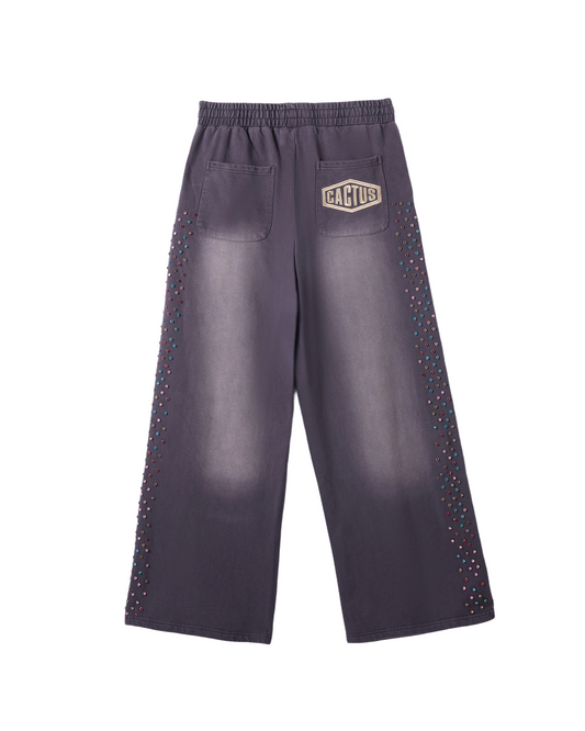 CRYSTAL CACTUS SWEATS - VINTAGE BLACK