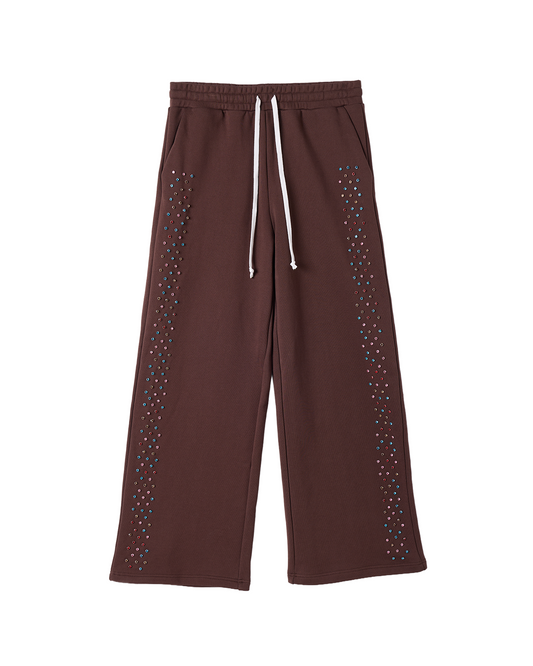 CRYSTAL CACTUS SWEATS - BROWN
