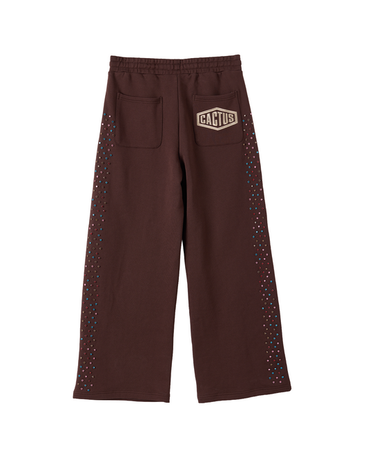 CRYSTAL CACTUS SWEATS - BROWN