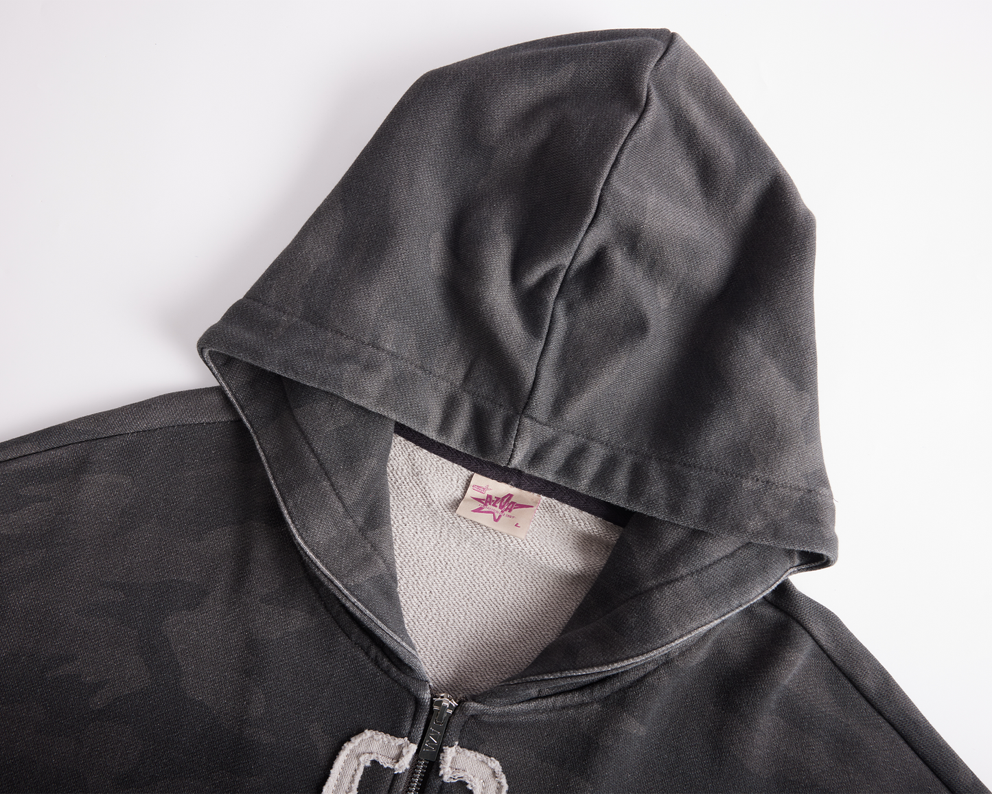 DARK CAMO ZIP UP HOODIE