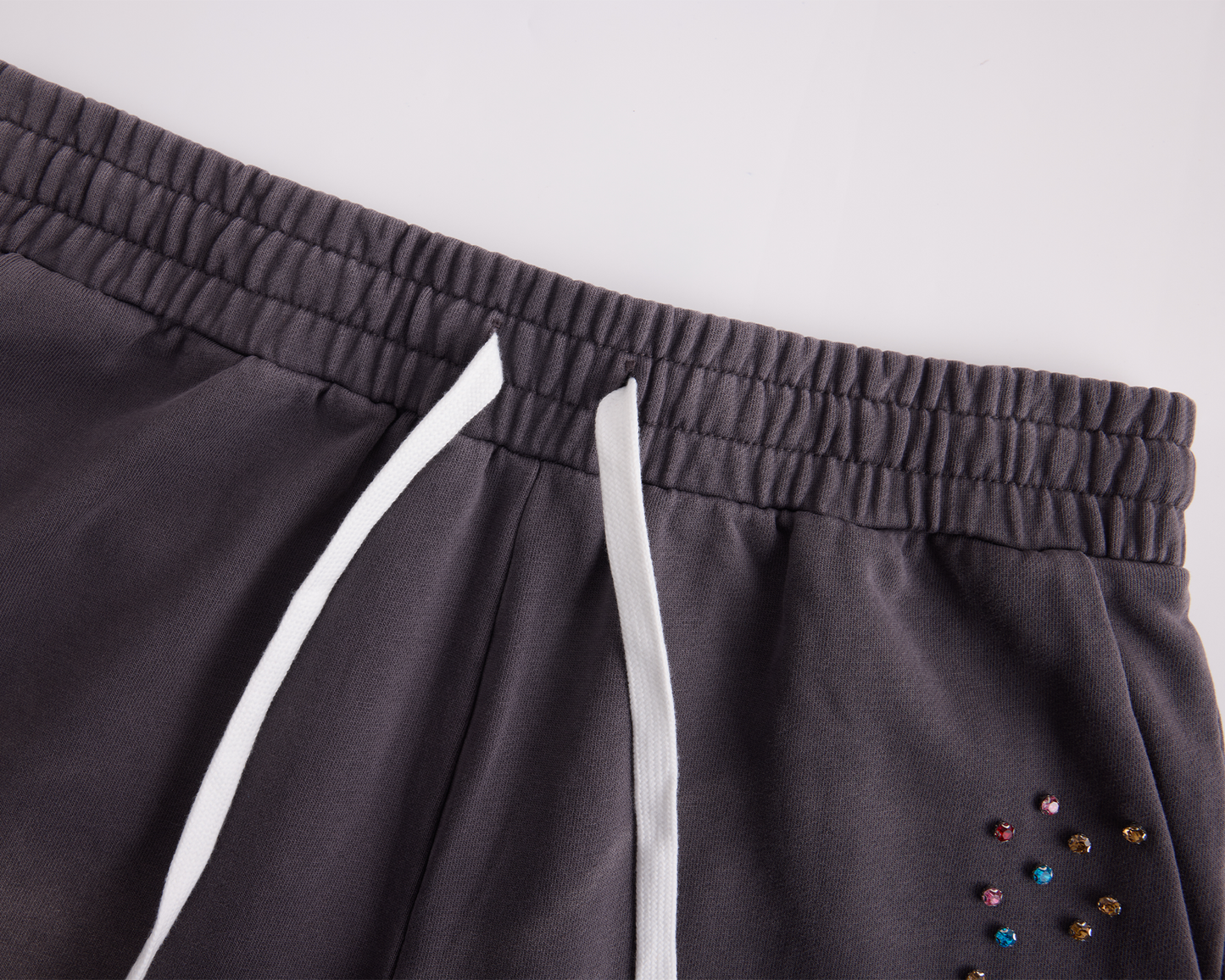 Crystal Cactus Sweat Shorts - Vintage Black