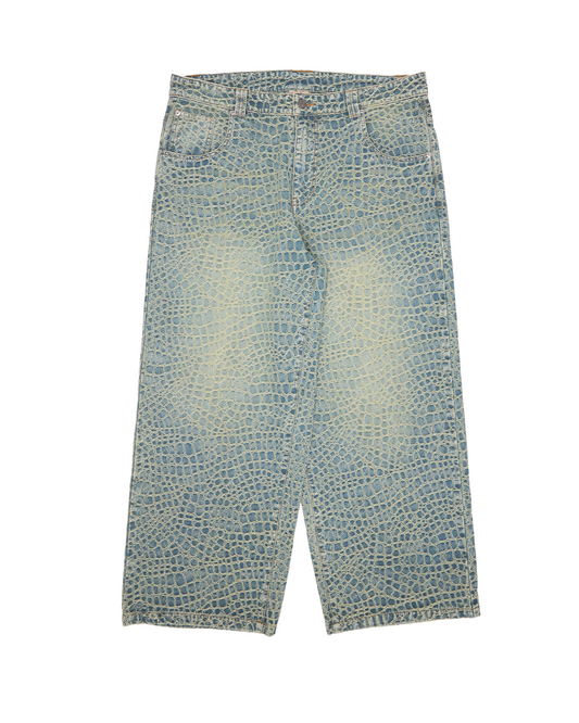 Snakeskin Denim